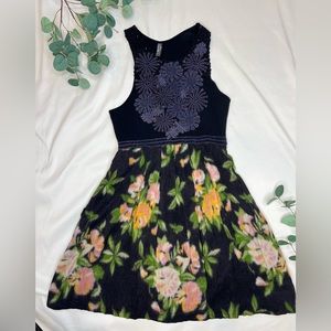 Free People Wool Floral Dress